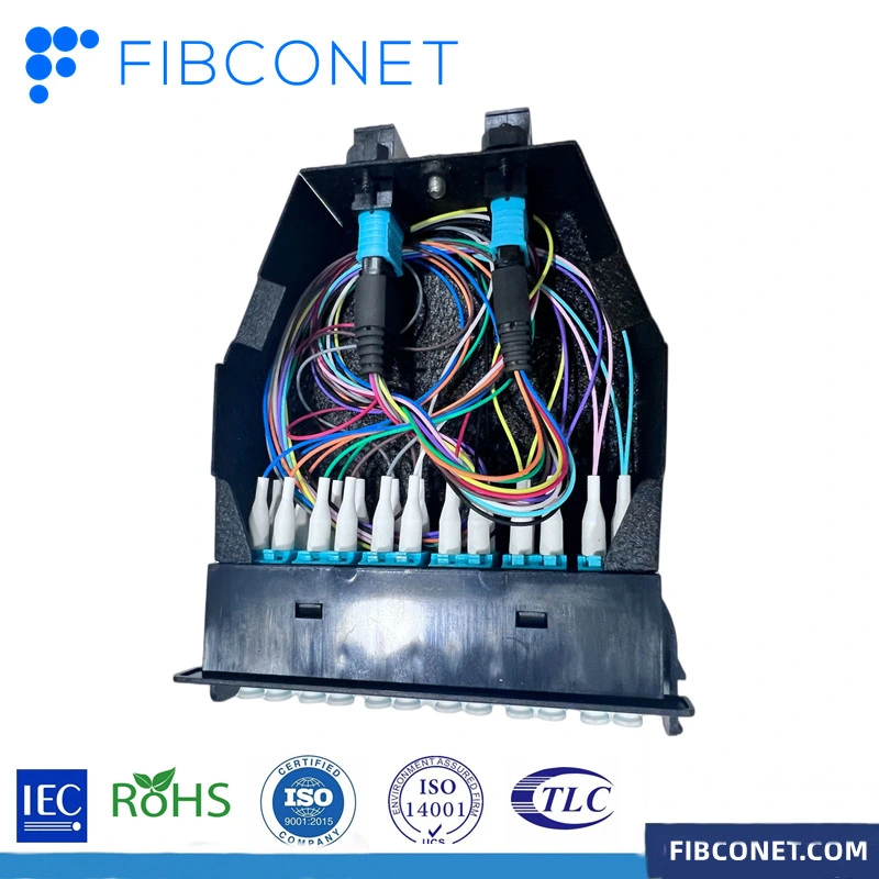 FTTH Optical OS2/Om3/Om4 12/24/36 Fiber Optic MTP MPO LC Cassette Module