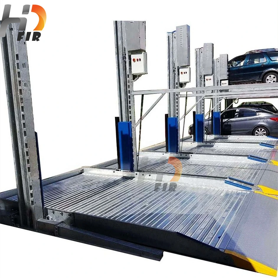 Hodafir Mechanical Lift Four Post Parking Device Automotive Elevator Car Lift