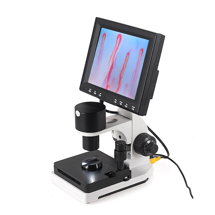 التشخيص الطبي المعدات كابلياروسكوب فحص الدم شاشة LCD MicroScope