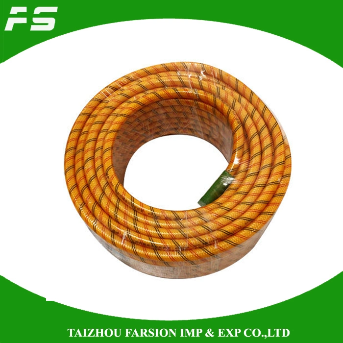 5/16 Inch 8.5mm Knitted High Pressure Agriculture Irrigation Power Chemical Resistance PVC Spray Hose with Brass Connector