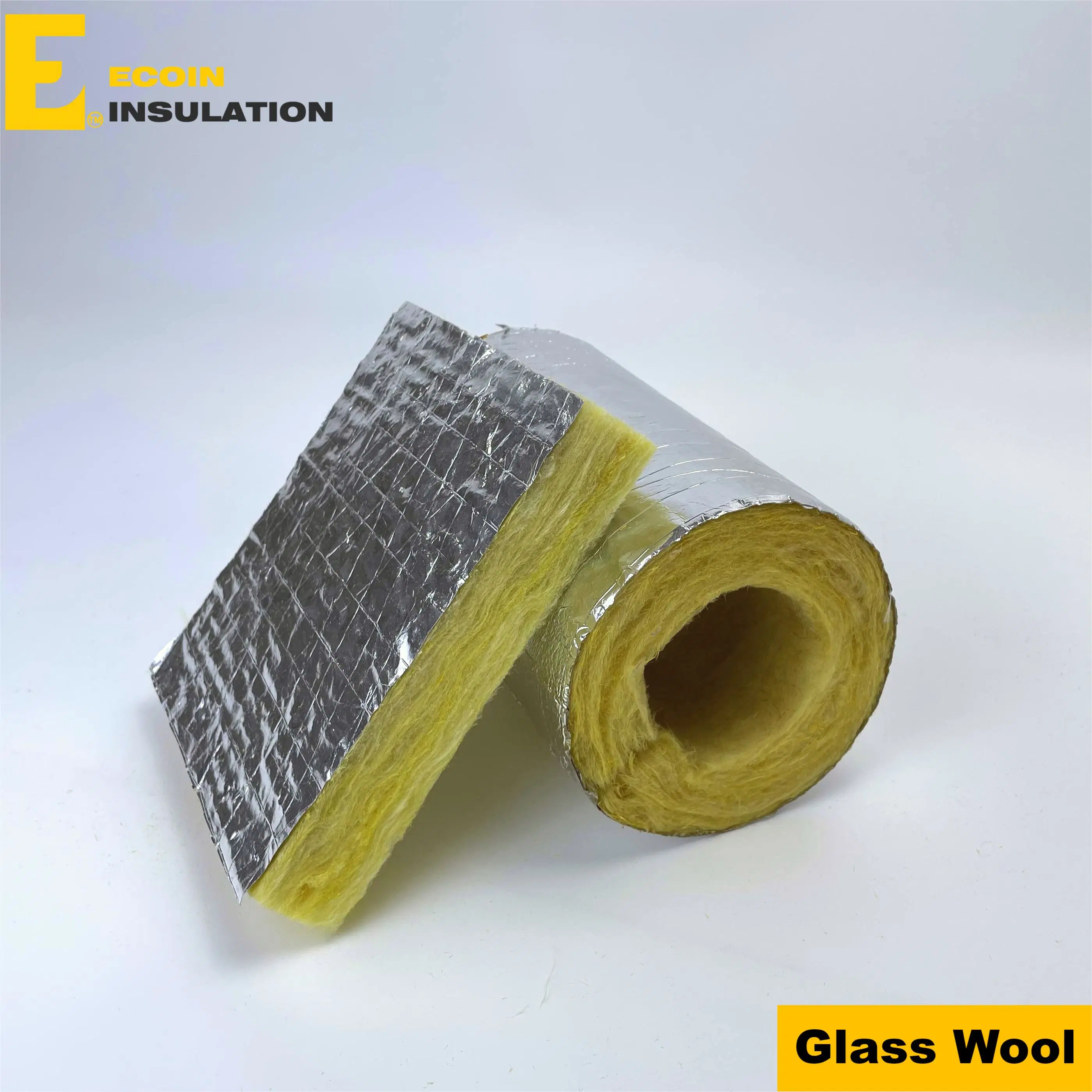 Fiberglass Acoustic Insulation Density 64kg/M3 Glass Wool Tube