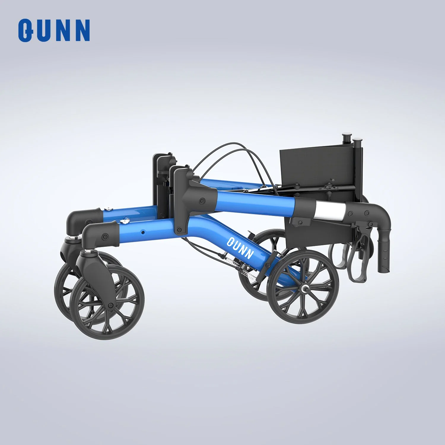 Qunn Double Folding Lightweight Rollator Walker