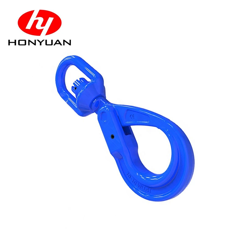 G100 Rigging Lifting Safety Chain Swivel Self Locking Hook Swivel Self Locking Safety Hook G100