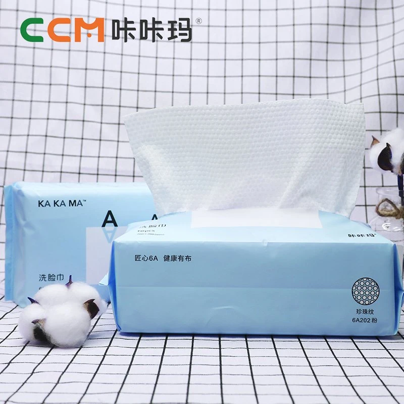 Portable Travel Soft Comfortable Baby Facial Towels Non Woven Cotton Tissue Disposable Face Cleansing Cotton Towels