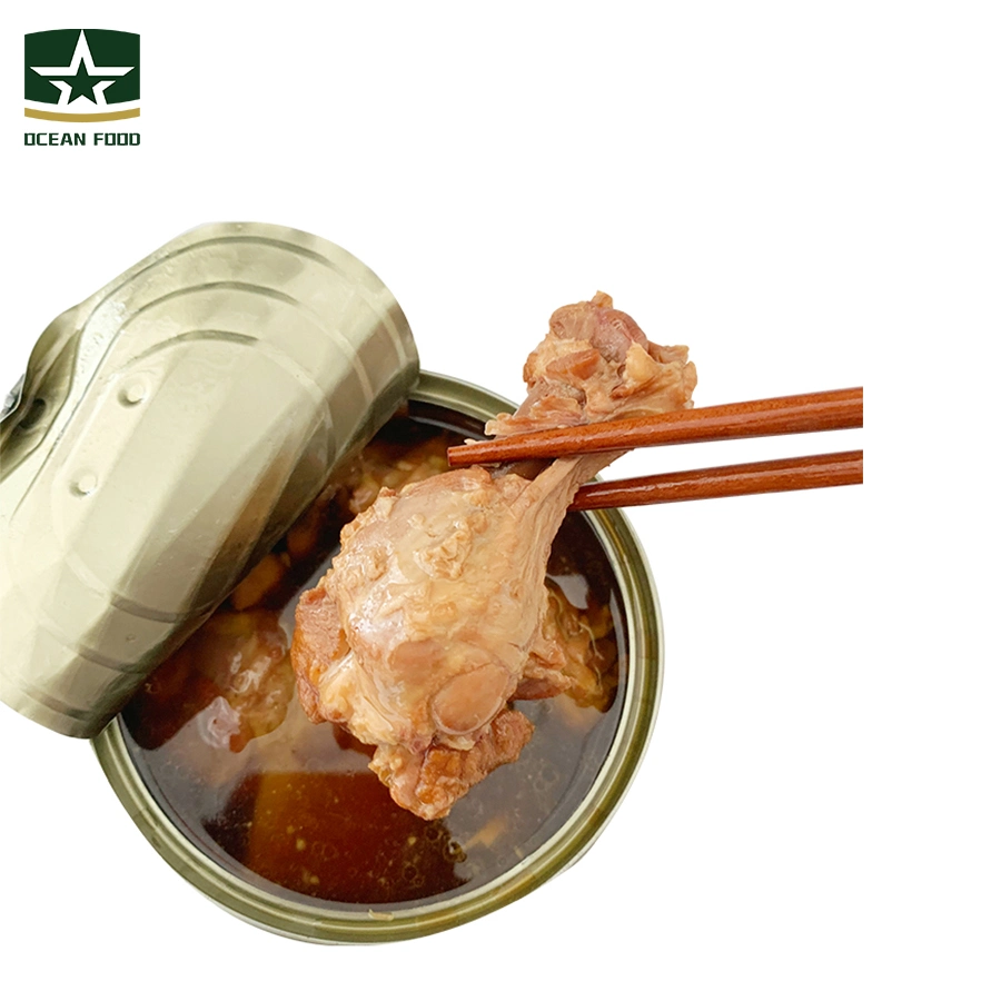 No Artificial Colors Canned Stewed Chicken Wing for Long Storage