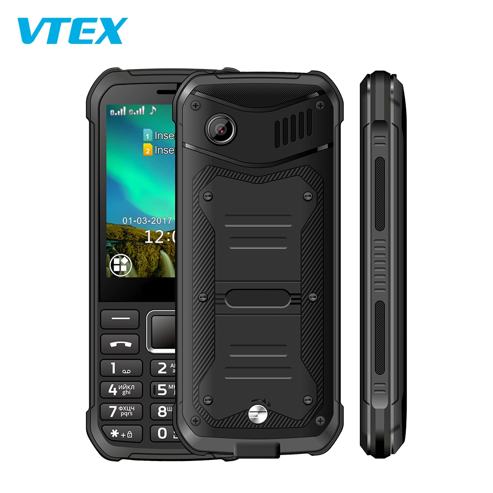 Venda por grosso 2.8Inch 2g apresentam Phone sc6531Chipset e 2500mAh Batterey Telefone impermeável e resistente