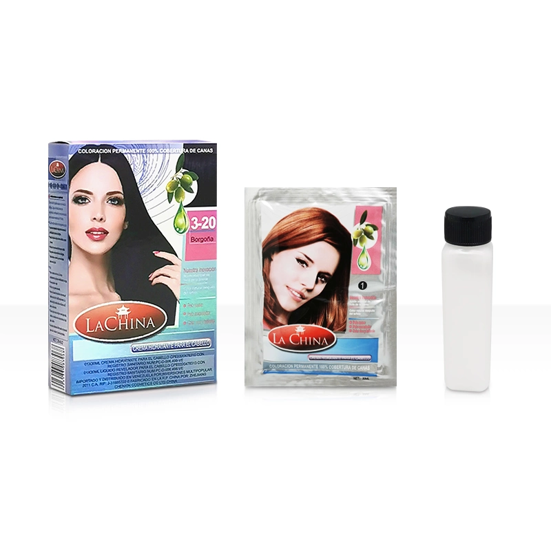 Factory Price Hair Dye Product Home Use Wholesale/Supplier Ammonia Free Permanent Cream Hair Color Dye