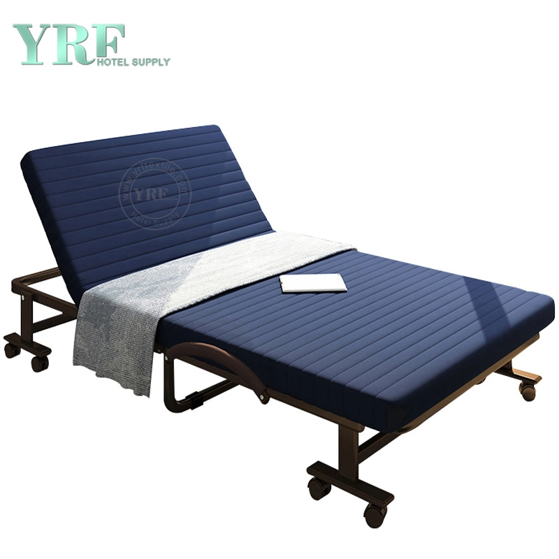 Hospital Folding Bed Extra Portable Foam Cheap Mattress Super Strong Frame Twin Size Militia Cotton Bed Spread Bedding