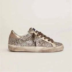 Goldens Sneakers MID Star Limited Edition Uma in Leather and Star Skin Gooses Dirty Shoes