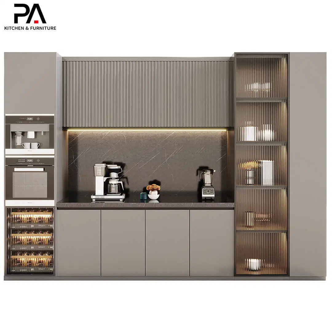 Pa Living Room Furniture Custom Luxury Modern Wooden Glass Sidebard Armario