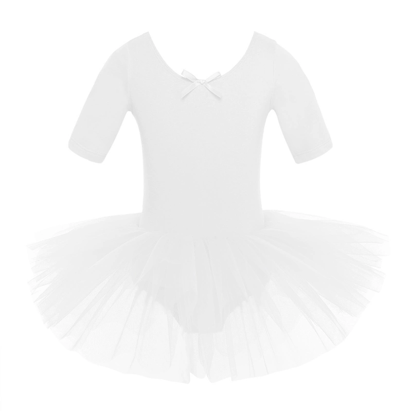 Baile Falda de Leotardo Corte espalda Ballet Danza Tutu vestir Gimnasia Trajes de Dancewear