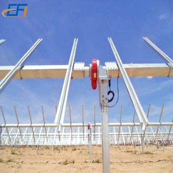 Solar Steel Structure Ground Steel Anchor Pole Solar Ground Mounting Brackets System