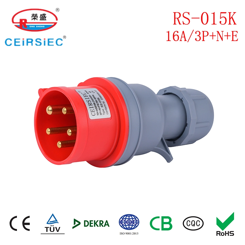 TUV European Standard 16 AMP Industrial Socket for Wall Type Surface Industrial Socket CE Certificate