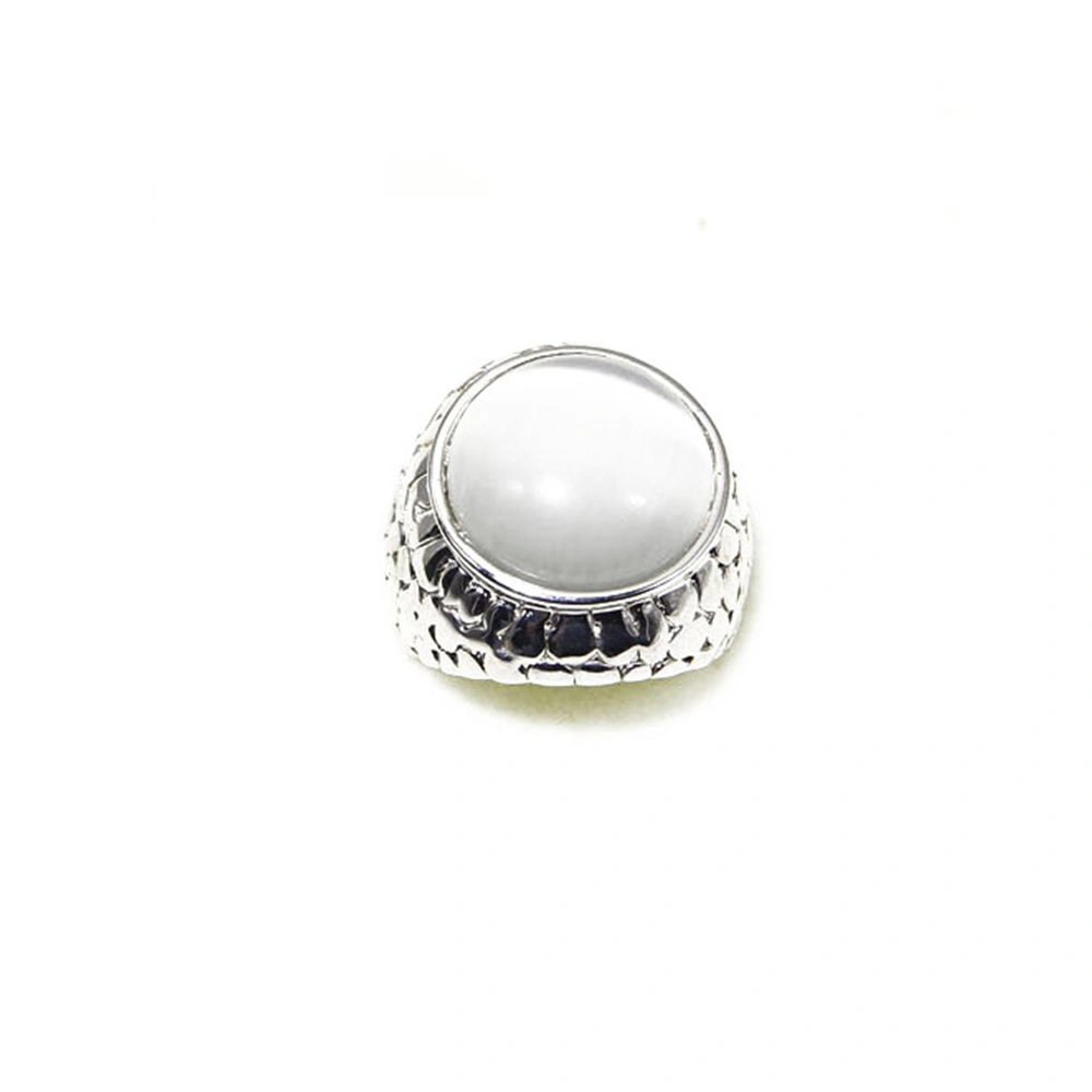 2019 Fashion Jewelry Ring with White Color Cat-Eye Stone