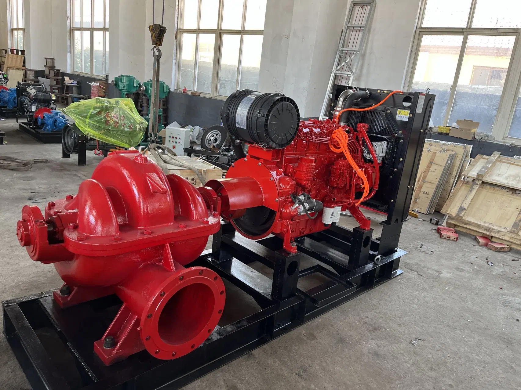 Fire Fighting and Agricultural Irrigation Vacuum Pump Set