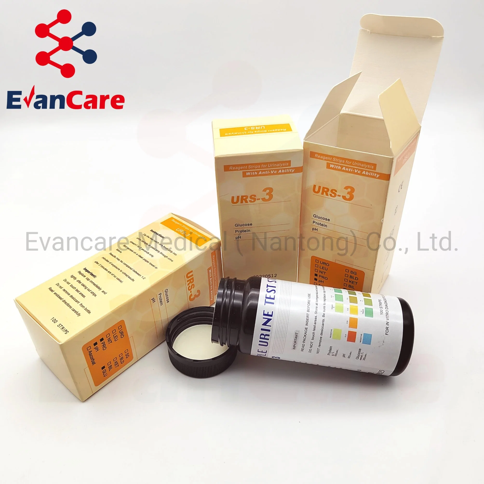 Evancare Urine Analysis Strips&Test Strips Urine Medical Lab Equipments