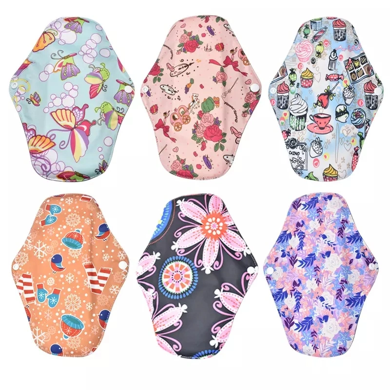 Eco-Friendly Women's Breathable Washable Sanitary Napkin Reusable Menstrual Pad