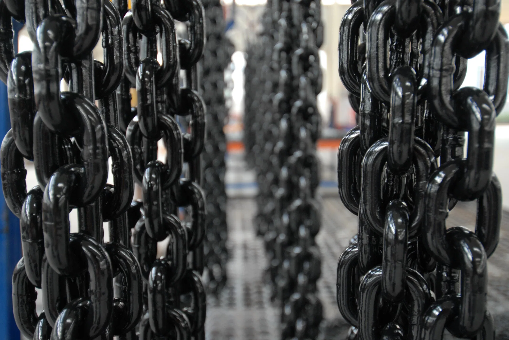 Welded Lifting Chain Black Snow Chain Strong Alloy Steel G80 Chain