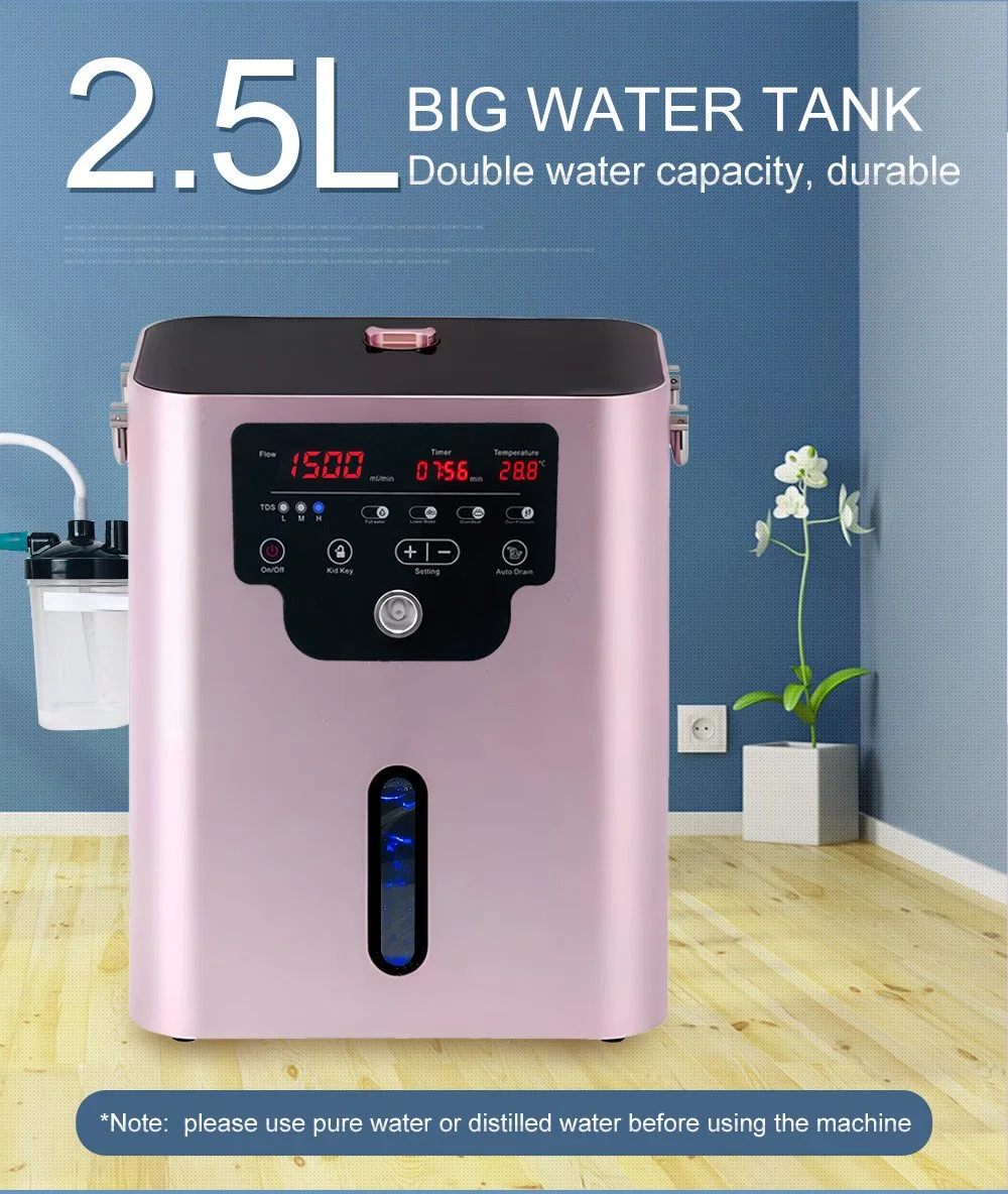 New Home Use Oxyhydrogen snason Machine Generador De Hidrogeno Portable مولد غاز الهيدروجين ماكينة استنشاق الهيدروجين