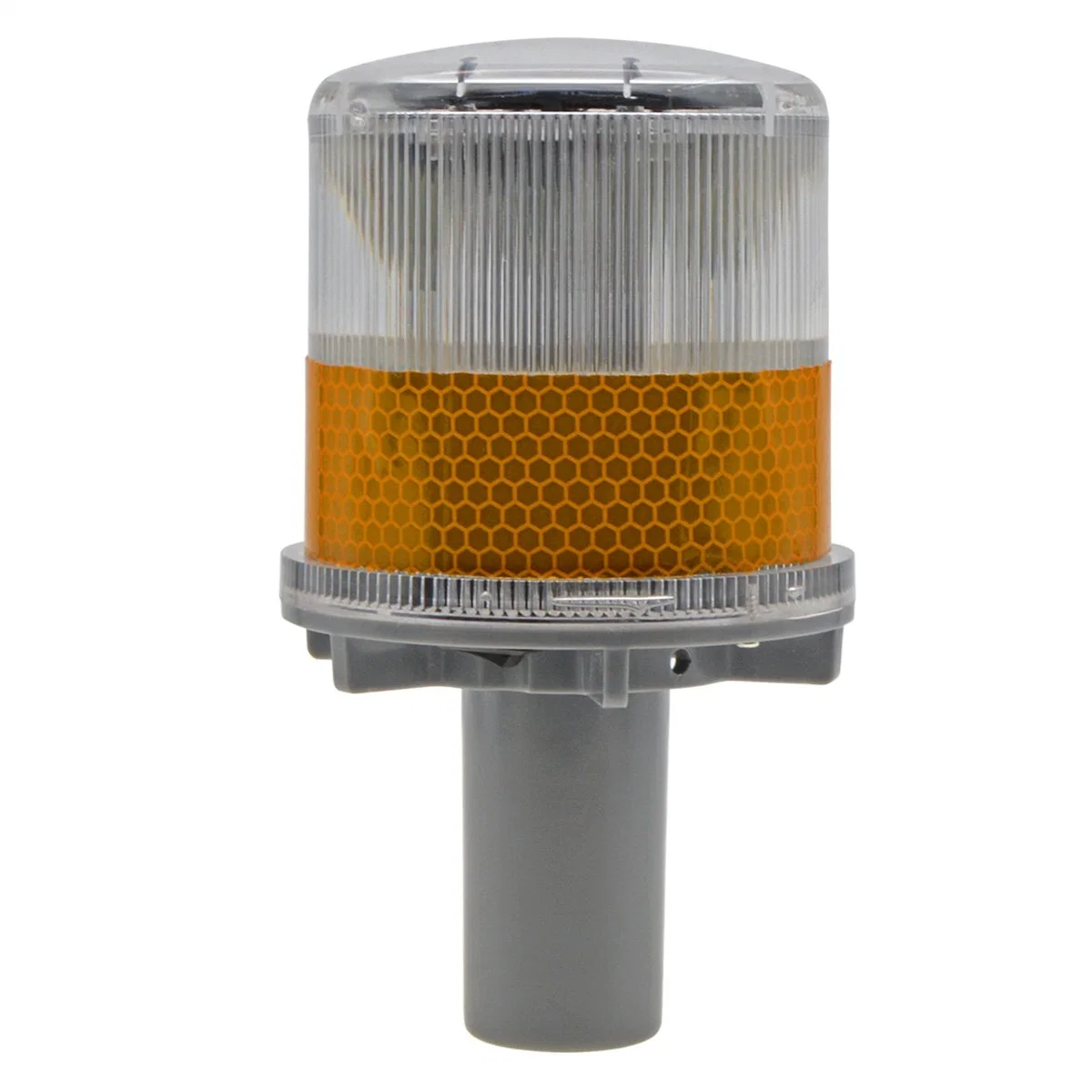 Trafic cône LED clignotante solaire Strobe avertissement orange Gyrophare renouvelable