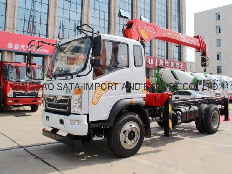 Mini Mobile Truck Mounted Crane with Telescopic Boom