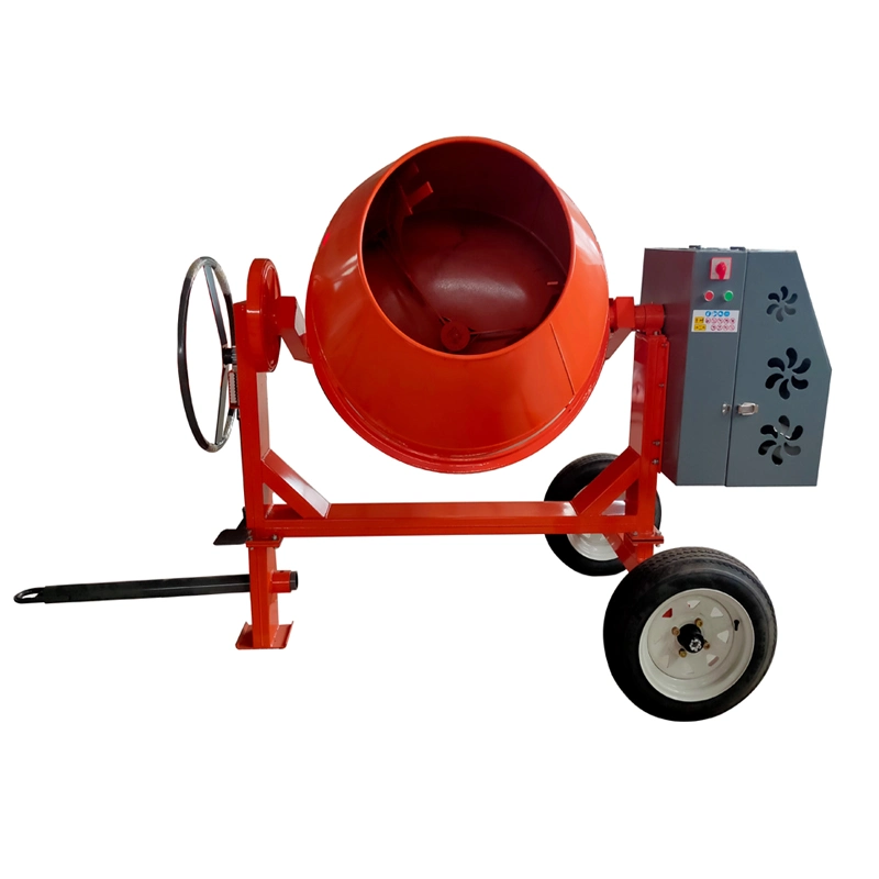 China Manual Portabel Small Concrete Cement Mixer with Motor