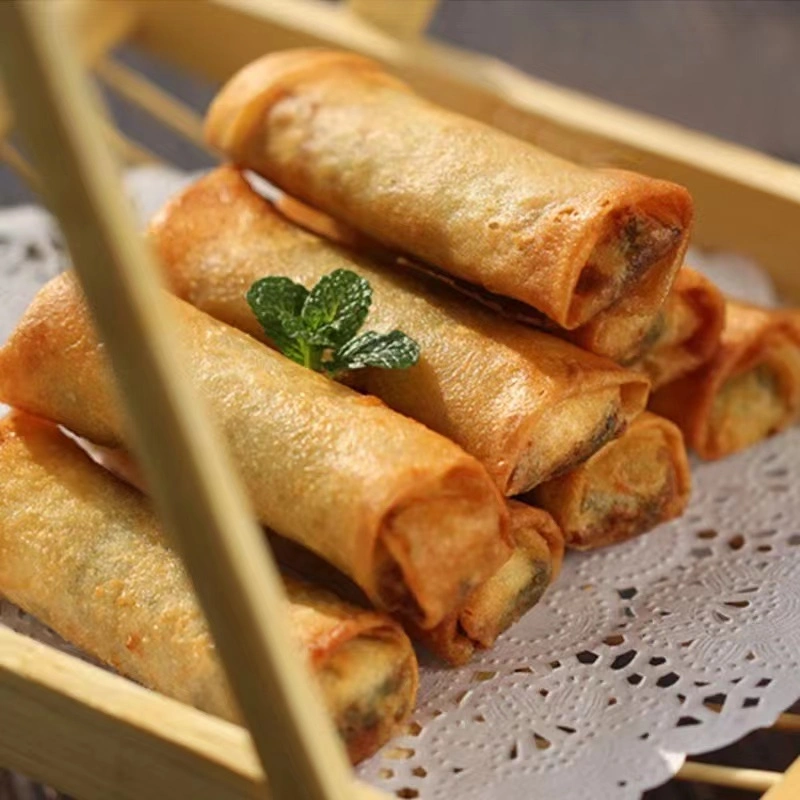 Comida instantânea cozinha vegetariana congelados crocante de Rolo da Mola