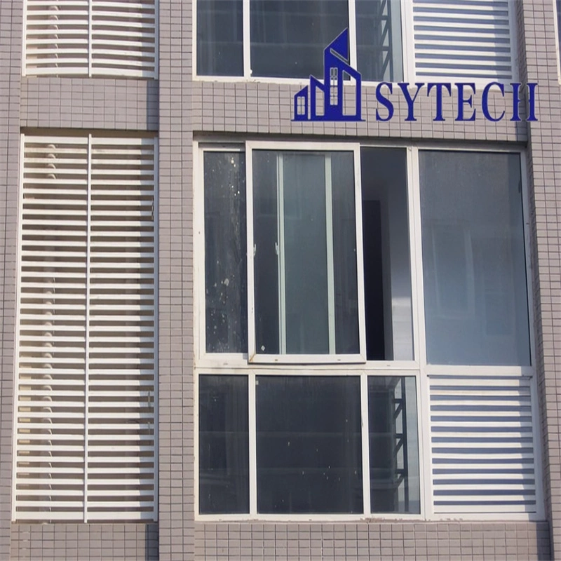 High quality/High cost performance  Soundproof Factory Price American Style PVC Double Hung Window Vertical Sliding