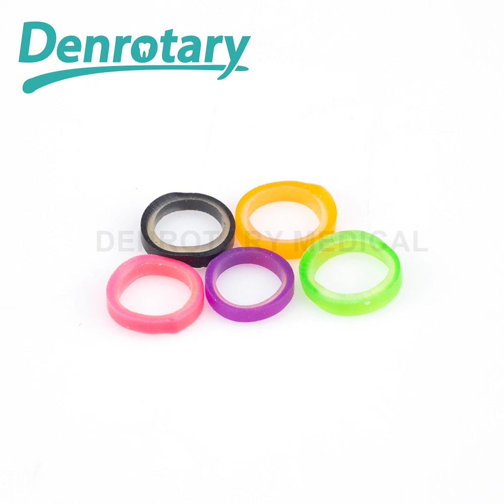 Bandas de separación de dientes para R Braces Dental Ortho Elastic Rubber Bandas