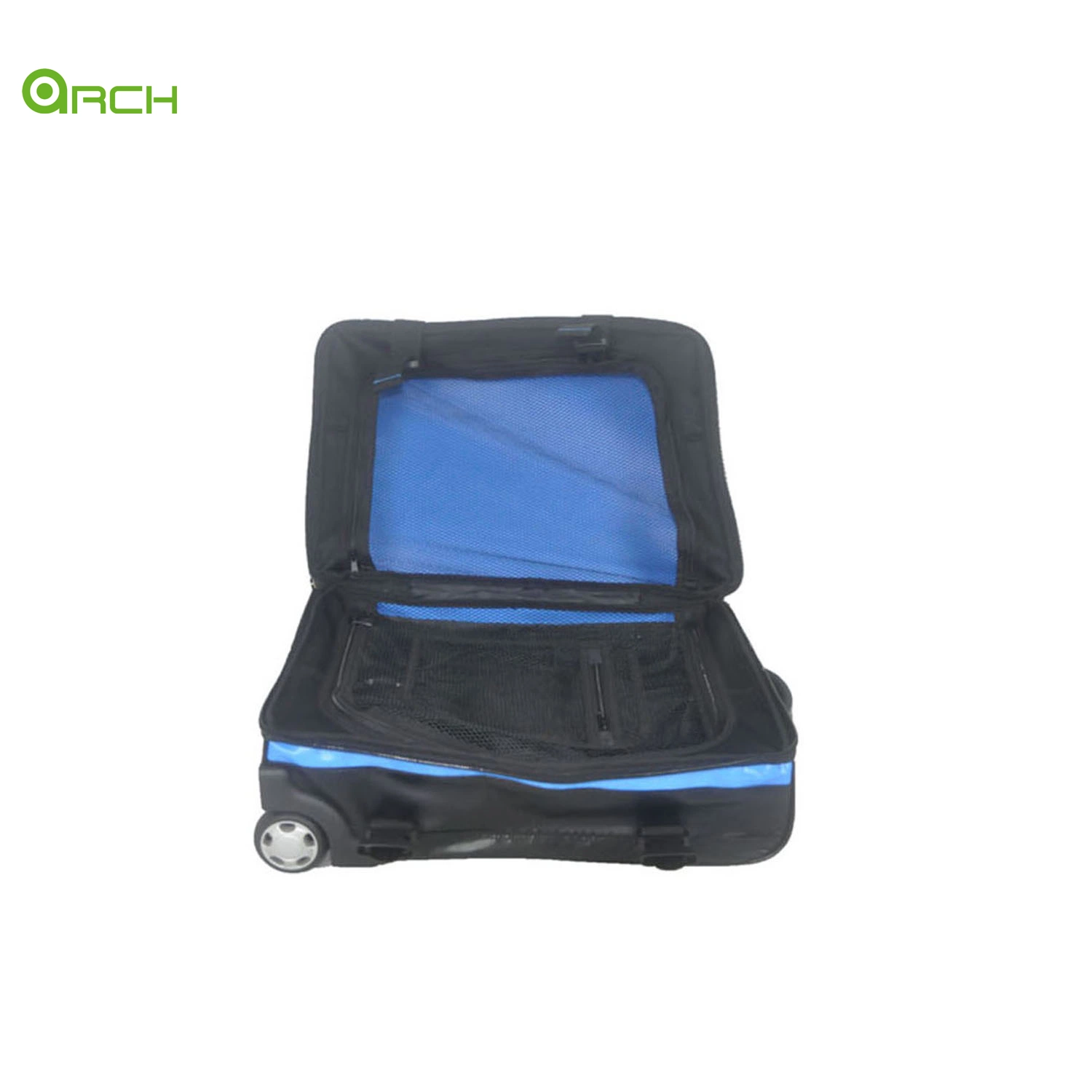 19" Fashion Trolley Travel Tarpaulin Luggage in Double Layer