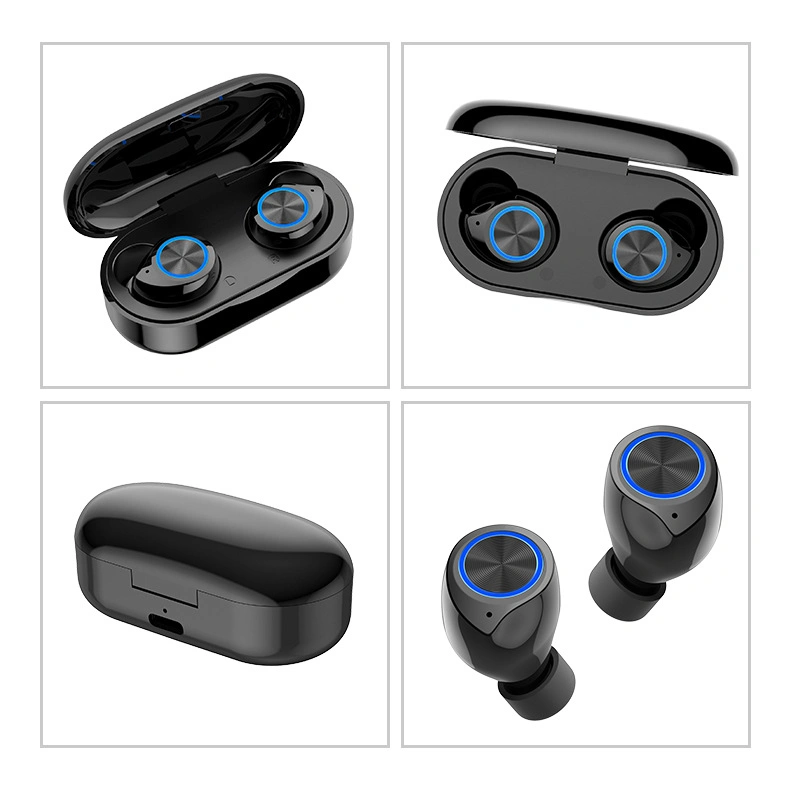 2021 Última versión TW60 5.0 Auricular inalámbrico Bluetooth manos libres al por mayor de los auriculares intrauditivos auriculares auriculares con precio de fábrica de Tws