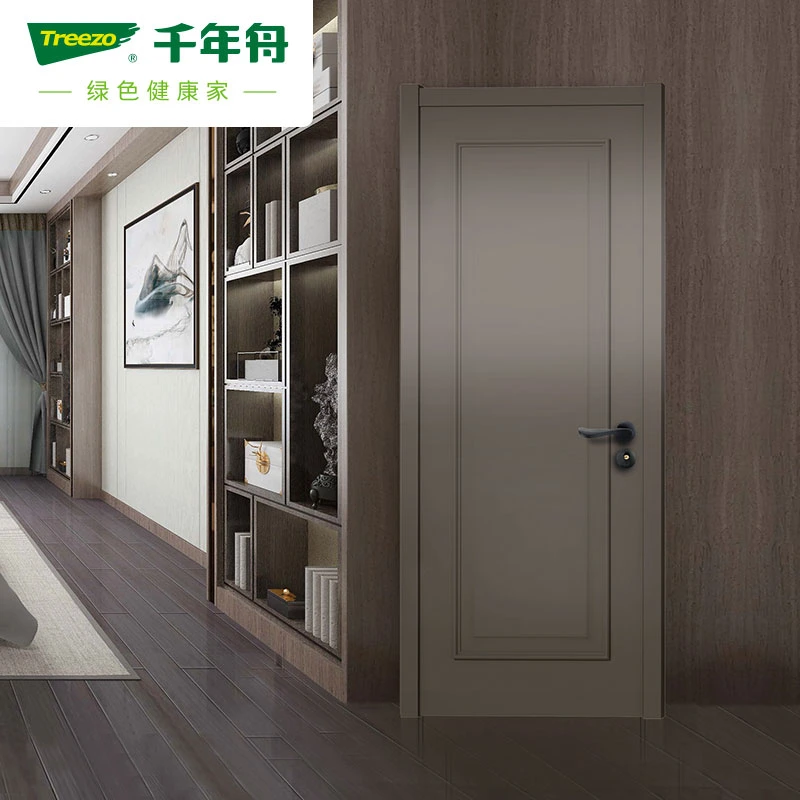 Hot Selling Good Quality Classic Design Interior MDF Door Engineering Series Engineering Cheap Painting MDF Door