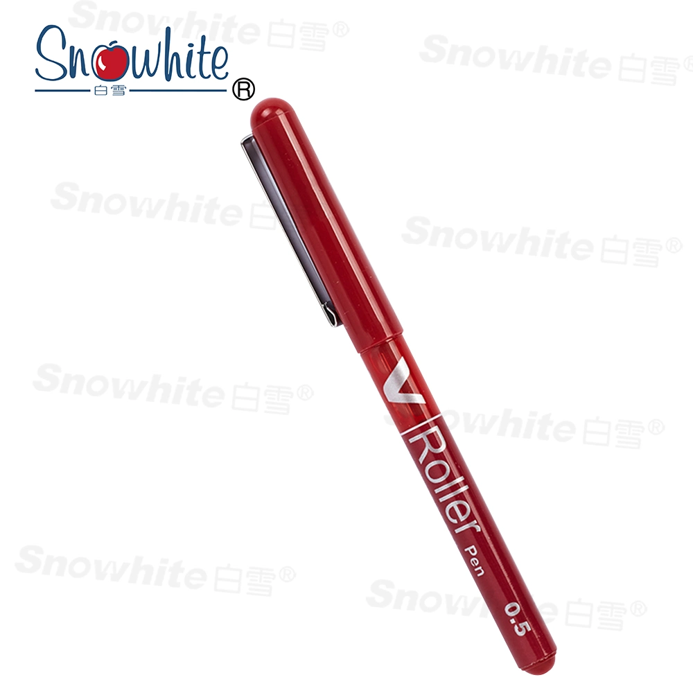 Plastic Roller Ball Pen V60 with Snowhite Liquid Ink Pen