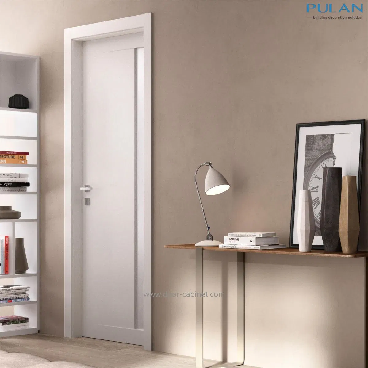 High quality/High cost performance Panel Steel Door Interial Wooden Painting Door