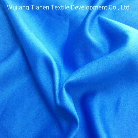 China Wholesale Market Fabric Cheap Polyester Shiny/Bright Satin for Dress