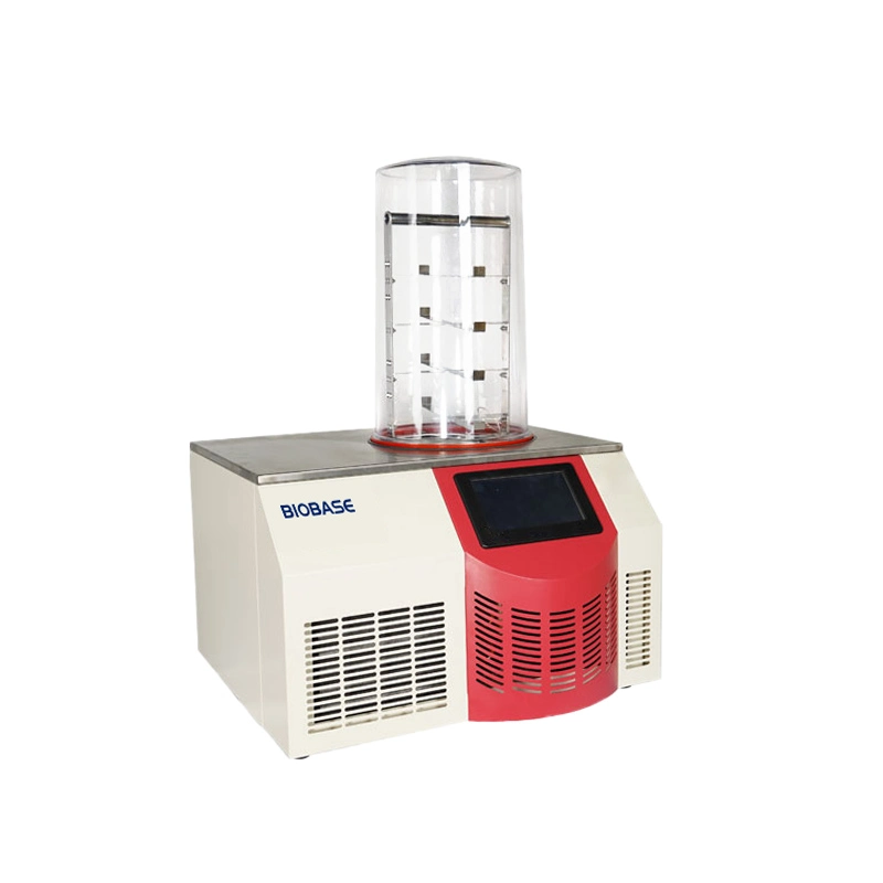 Biobase Labortory Mini Freeze Dryer -60 Degree Compact Tabletop Freeze Dryer Mini Vacuum Lyophilizer