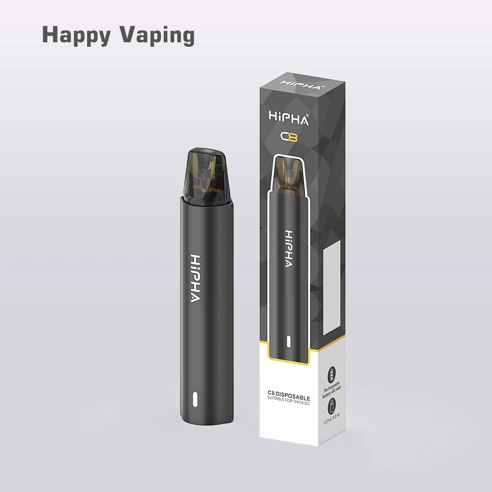 Happy Vaping Supply Customized Brand Vape Pen C8 Easy Local Filling with D8/D9/D10 Thick Oil & Wax Oil Pod System 1688 Vape Disposable/Chargeable Pen Disposable/Chargeable Oil Thick