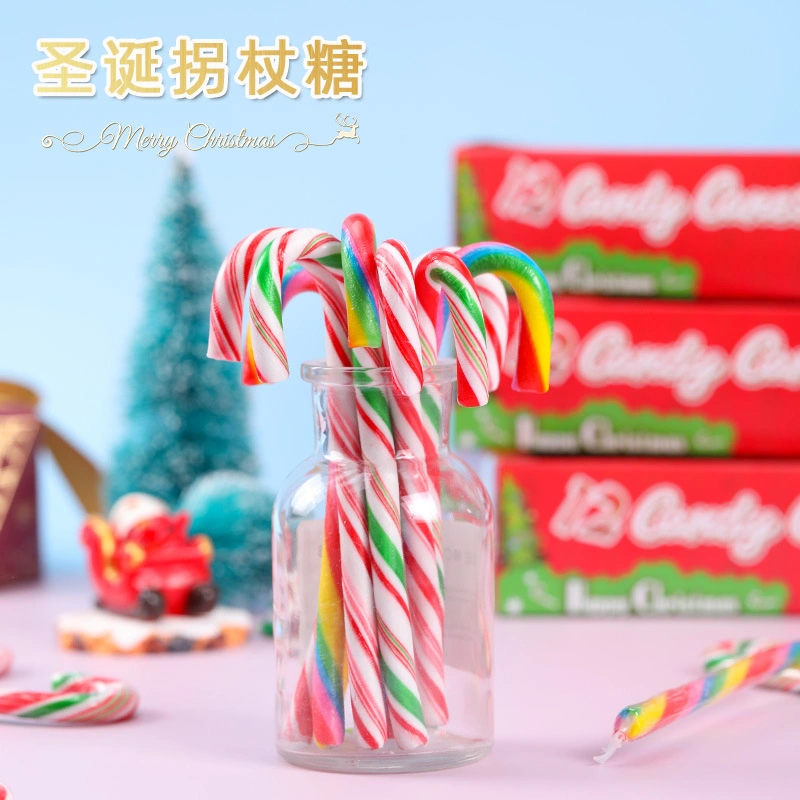 Nouvelle béquille Lollipop Art ornements Décoration Canes de bonbons pour Noël