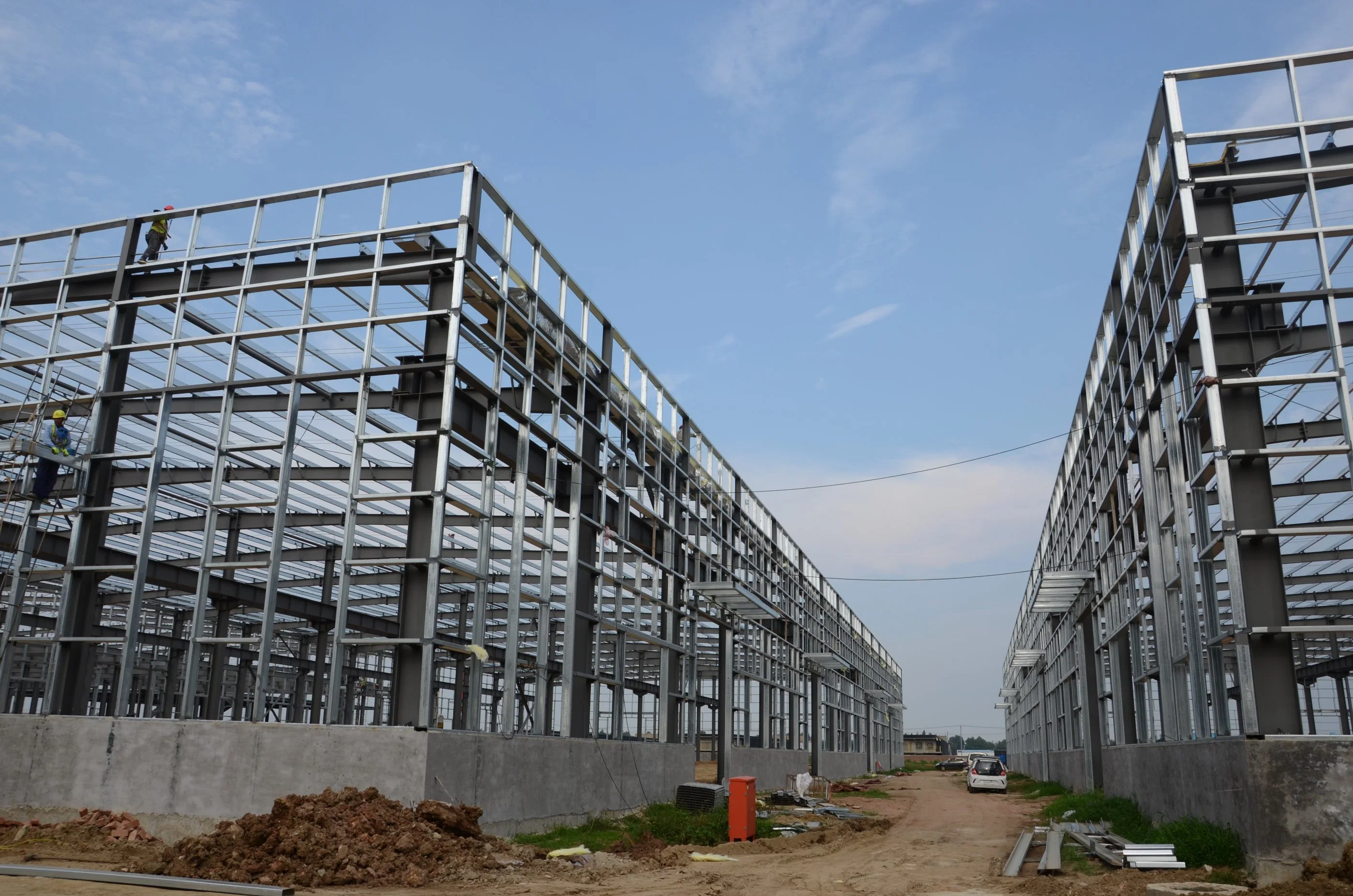 Prefab Construction Fireproof Wall Panel Qingdao Kxd Steel Structure Workshop Factory Building