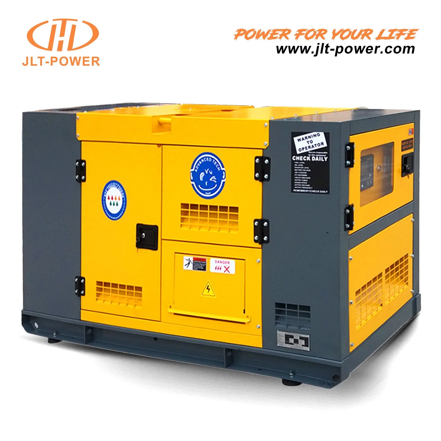 JLT power 24kw 30kVA silencioso gerador a diesel com motor Yangdong