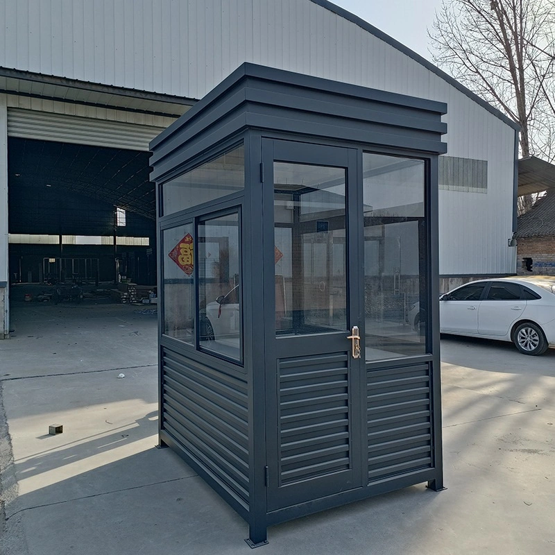 Sandwich Panel Prefab Removable Fire Guard House Outdoor Modern Mobile Public Security Ticket Booth Sale Sentry Box