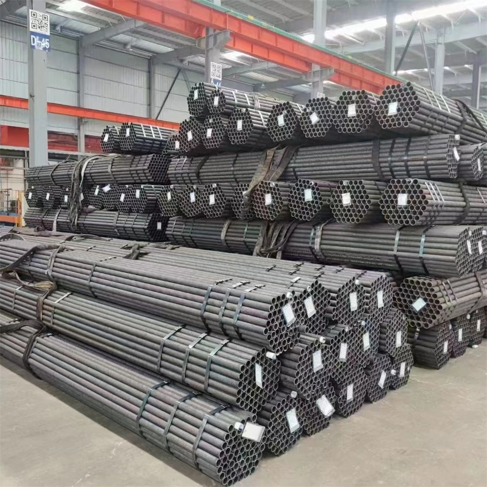 Large Stock Hot Rolled Cold Rolled ASTM A53 API 5L Round Black Seamless Carbon Steel Pipe for Boiler High quality/High cost performance  High Standard Custom Size