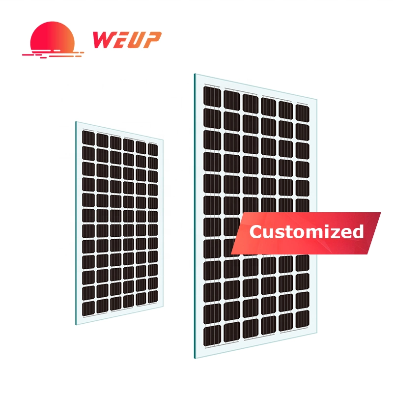 Прозрачная солнечная батарея Weup 270 Вт 280 Вт 300 Вт 360 Вт 400 Вт 500 Вт BIPV Цена двойной панели питания из стекла PV