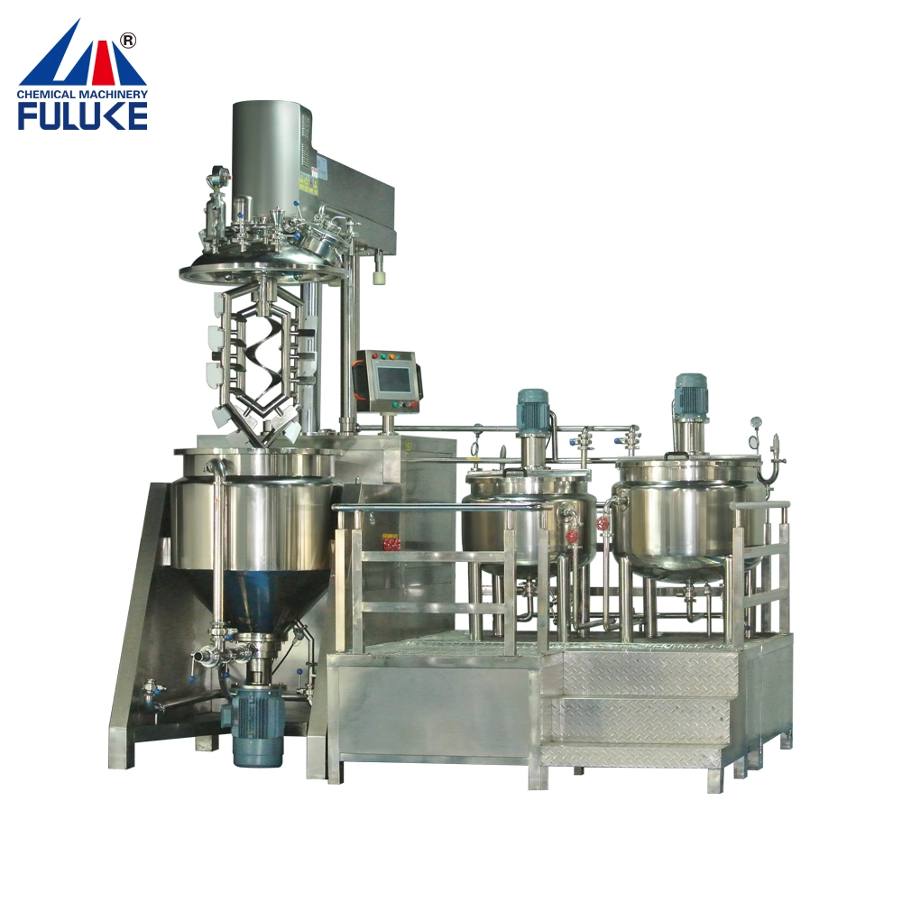 High Shear Food Mixer Homogenizer Cosmetic Mixer Vacuum Homogenizer Emulsifier