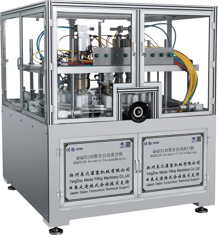 Qgqzx120 High Speed Intelligent Flexible Aerosol Filling Line