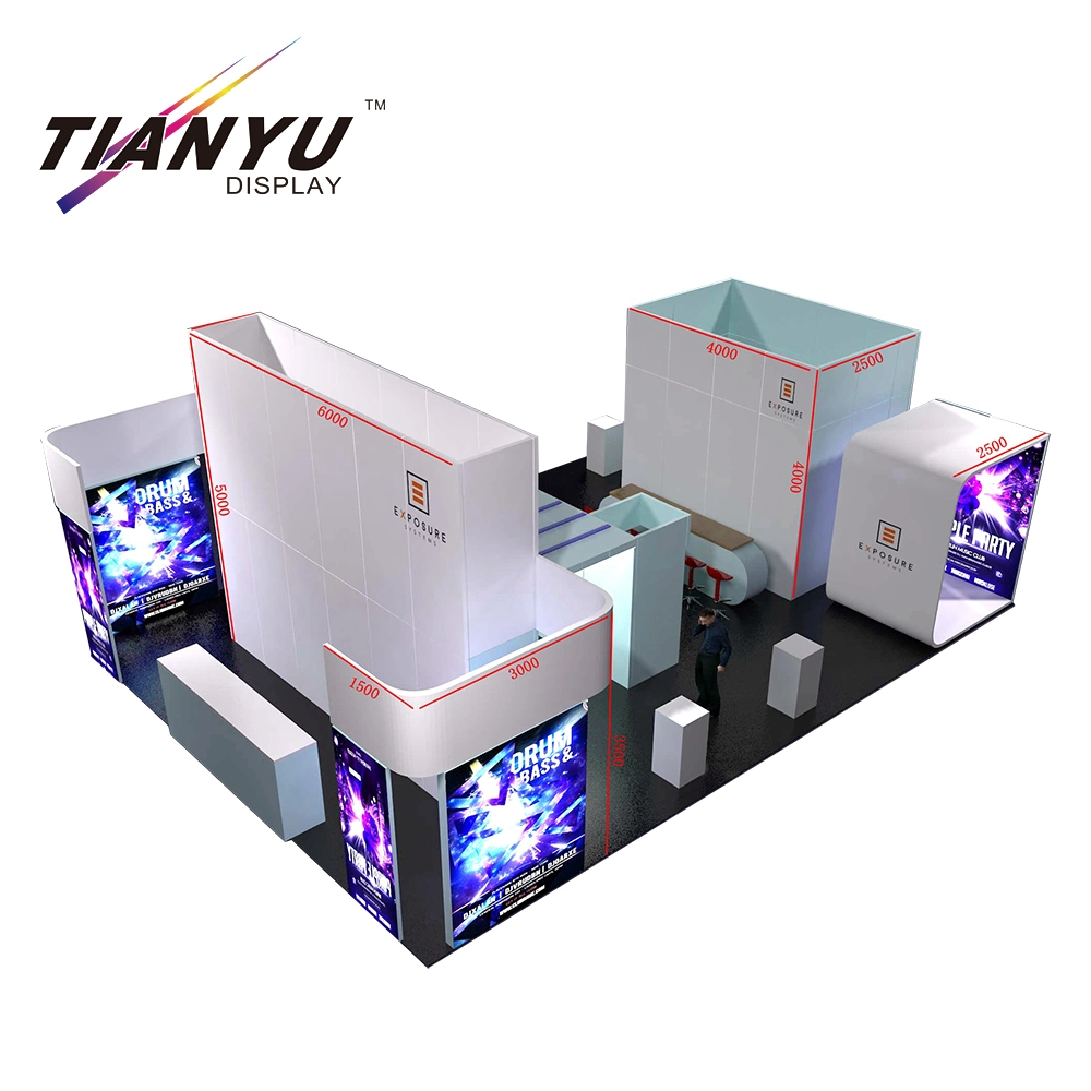 Reuseble Modular Aluminum Trade Show Display Stands Exhibition Stand