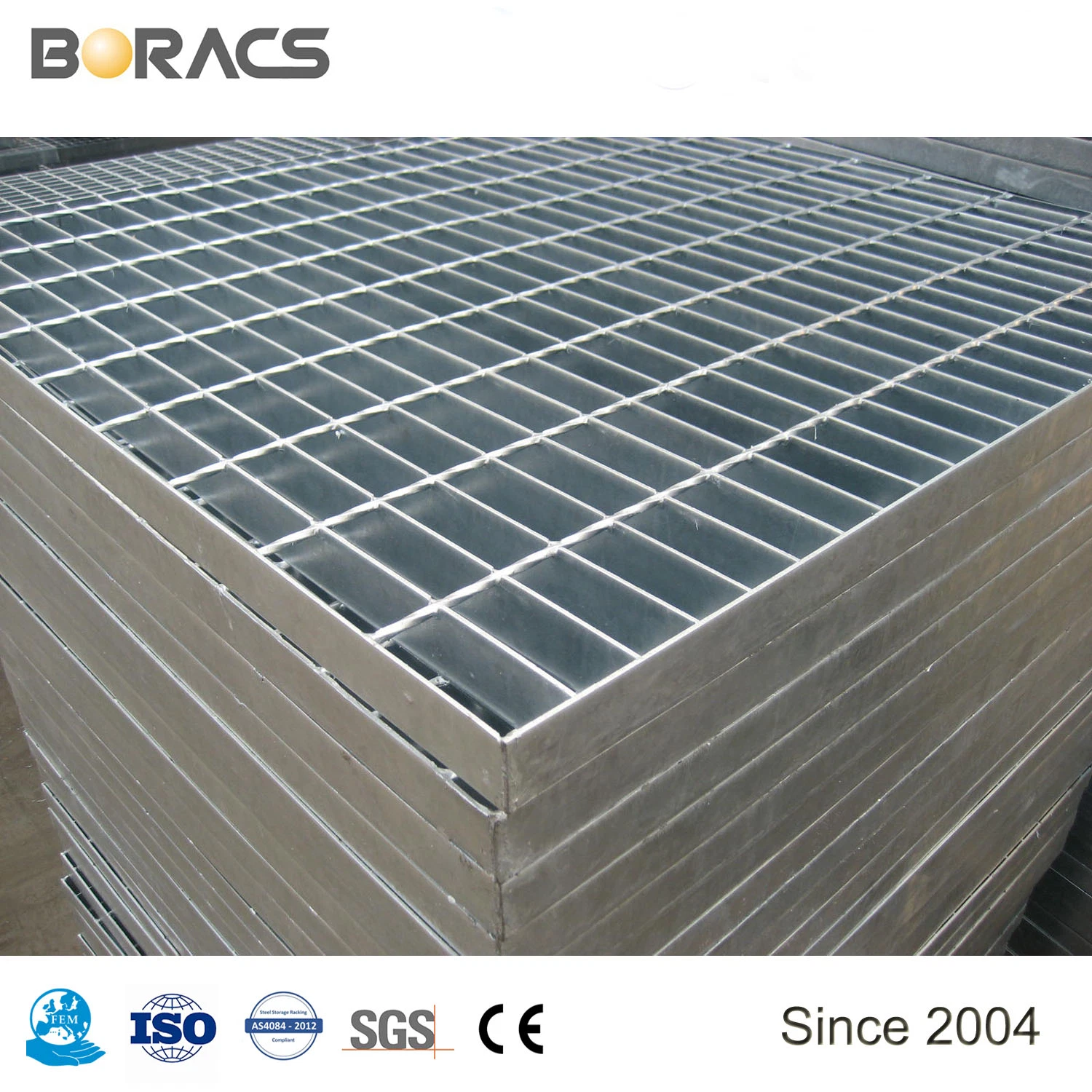 OEM and ODM High Quality Industrial Warehouse Carbon Hot DIP Galvanized Compound Metal Steel Bar Grating
