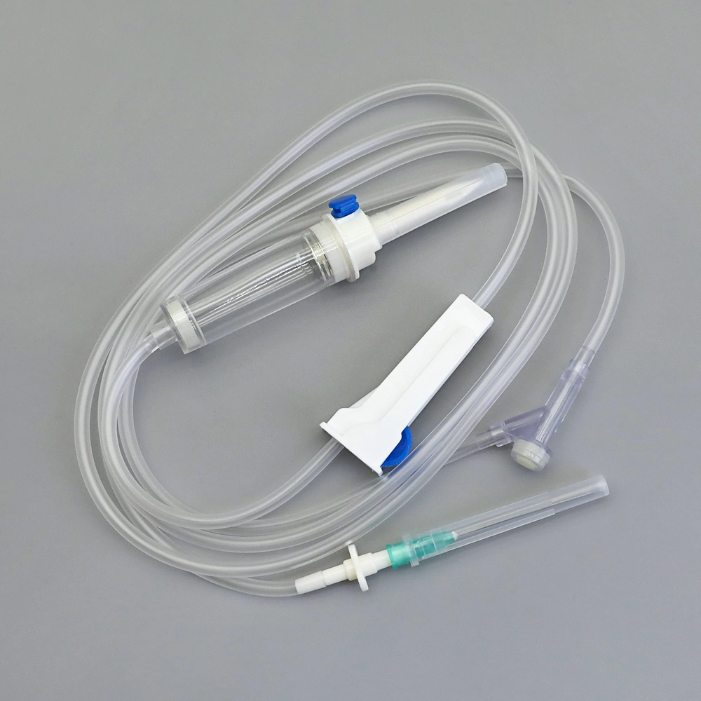 Medical Disposable Infusion Set with Y-Site and Fluild Filter and Air Vented