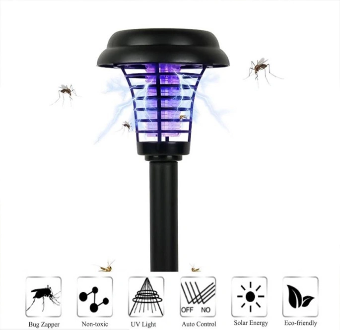 Moustiquaire Killer lampe jardin lumière LED solaire extérieur Éclairage