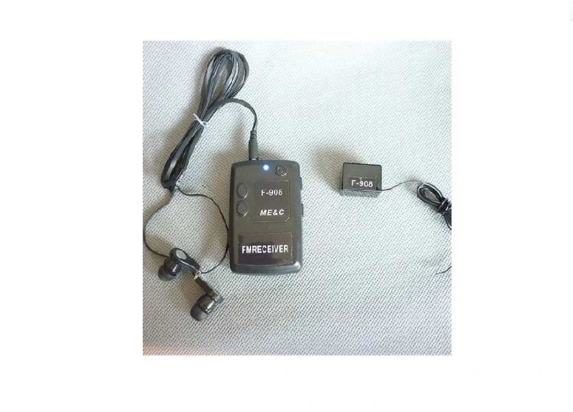 Wireless Transmitter Receiver Covert FM Audio Listening Device